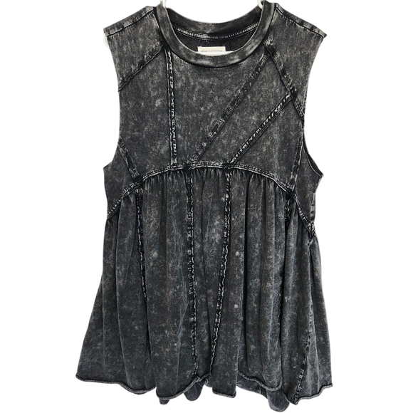 Urban Outfitters Dresses & Skirts - Urban Outfitters Boho Mini Dress Black S Grunge Oversized Summer